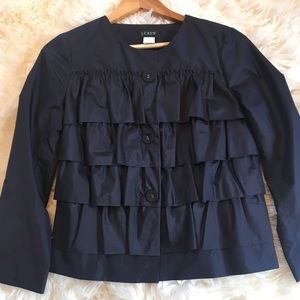JCrew silk jacket